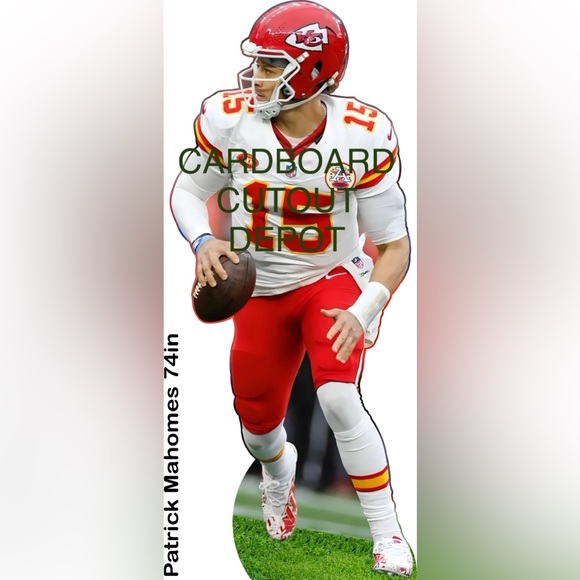 Patrick Mahomes LIFE SIZE Cardboard Cutout with FREE Shipping